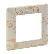 Legrand Valena Life ампир бежевый рамка 1-ая 754111