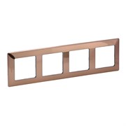 Legrand Valena Life медь рамка 4-ая 754164