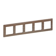 Legrand Valena Life светлое дерево рамка 5-ая 754185