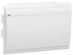 IEK PRIME Корпус пластиковый встраиваемый ЩРВ-П-12 белый/белая дверь IP41 MKP82-V-12-WD-41-10