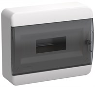 IEK TEKFOR Корпус пласт. ЩРН-П-12 IP41 черн. прозр. дверь TF5-KP12-N-12-41-K01-K03