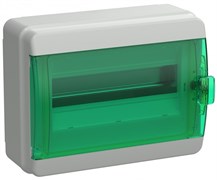 IEK TEKFOR Корпус пласт. КМПн-12 IP65 зелен. прозр. дверь TF5-KP72-N-12-65-K03-K06