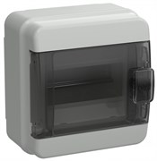 IEK TEKFOR Корпус пласт. КМПн-6 IP65 черн. прозр. дверь TF5-KP72-N-06-65-K03-K02