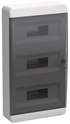 IEK TEKFOR Корпус пласт. ЩРН-П-36 IP41 черн. прозр. дверь TF5-KP12-N-36-41-K01-K03
