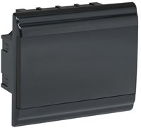 IEK PRIME Корпус пластиковый встраиваемый ЩРВ-П-9 черный IP41 MKP13-V-01-09-41-K02