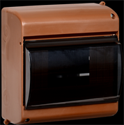 IEK KREPTA 3 Корпус пластиковый КМПн 2/6 IP30 дуб откр.монтаж MKP42-N-06-30-09-D