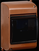 IEK KREPTA 3 Корпус пластиковый КМПн 2/4 IP30 дуб откр.монтаж MKP42-N-04-30-12-D