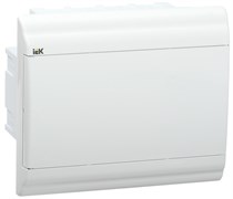 IEK PRIME Корпус пластиковый встраиваемый ЩРВ-П-9 белый/белая дверь IP41 MKP82-V-09-WD-41-20