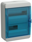 IEK TEKFOR Корпус пласт. КМПн-24 IP65 син. прозр. дверь TF5-KP72-N-24-65-K03-K07