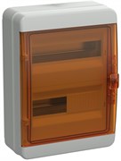 IEK TEKFOR Корпус пласт. КМПн-24 IP65 оранж. прозр. дверь TF5-KP72-N-24-65-K03-K09
