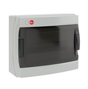 DKC Щиток настенный с дверцей 12 мод.,IP65, серый, с клеммным блоком 63А RB12W6TGD