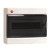 DKC Щиток настен.с дверц.12мод.,IP41,бел.,с усил. клем.блок.1х87312 84712