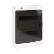 DKC Щиток настен.с двер.24мод.,IP41,бел.,с клем.блок.2х87508 и замком 84924