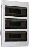 IEK GENERICA Корпус пластиковый ЩРВ-П-36 черн. прозр. дверь IP41 MKP12-V-36-41-G