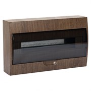 EKF PROxima Щит распределительный навесной ЩРН-П-18 темное дерево IP41 pb40-n-18-dark