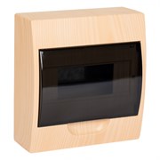 EKF PROxima Щит распределительный навесной ЩРН-П- 8 светлое дерево IP41 pb40-n-8-light
