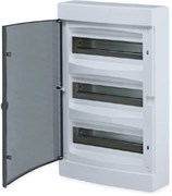 EKF Щит распределительный навесной "Unix" прозрачная дверь 3х12 модулей IP40 EKF PROxima ux-3x12-n