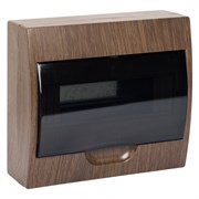 EKF PROxima Щит распределительный навесной ЩРН-П-10 темное дерево IP41 pb40-n-10-dark