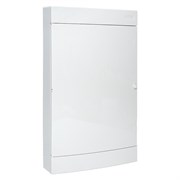 Щит комбинированный "Unix" белая дверь (2х18 модулей + 1 монтажная плата) IP40 ux-2x18+1m-nw