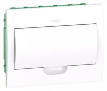 Systeme Electric EASY 9 Корпус встраиваемый с белой дверью 1ряд/12мод, IP40, IK07, 63А, 2 клеммы EZ9E112P2FRU