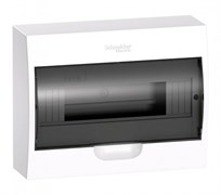 Systeme Electric EASY 9 Корпус навесной с прозрачной дверью 1ряд/12мод, IP40, IK07, 63А, 2 клеммы EZ9E112S2SRU