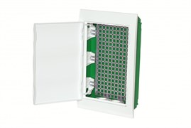 Systeme Electric City9 Box IT корпус встраиваемый с белой дв. 3ряд/36мод 2 розетки EZ9E312P2FIT