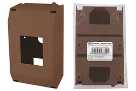 TDM Бокс КМПн 1/4 для наружной установки IP20 "ЭКО" (бук) инд. штрихкод SQ0907-0402