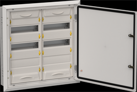 TITAN 5 Корпус мет. ЩРв-72 (2х36) 630х625х130 IP31 сер IEK TI5-50-V-2X036-31-7035