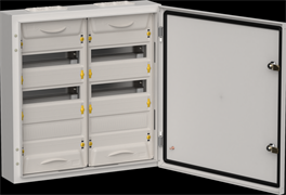 IEK Titan 5 корпус металлический ЩРн-72 (2х36) 585х570х140 IP54 серый TI5-50-N-2X036-54-7035