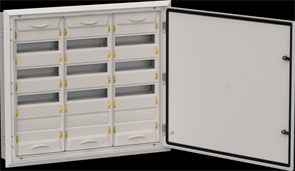 TITAN 5 Корпус мет. ЩРв-144 (3х48) 755х885х130 IP31 сер IEK TI5-50-V-3X048-31-7035