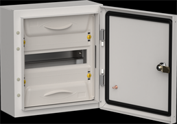 IEK Titan 5 корпус металлический ЩРн-12 (1х12) 335х310х140 IP54 серый TI5-50-N-012-54-7035