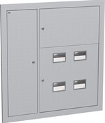 IEK LIGHT Корпус металлический ЩЭ-4-Э 36 IP31 (слаботочный отсек слева) LIGHT IND-MKM43-04-31-E-L