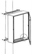DKC Комплект крепления шкафов CE/RAM box к столбу (ширина шкафа - 600 мм) R5FB600