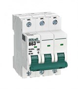 Dekraft Автоматический выключатель 3Р 63А х-ка B ВА-103 6кА 12247DEK