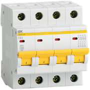 IEK KARAT Автоматический выключатель ВА47-29 4Р 16А 4,5кА х-ка В MVA20-4-016-B