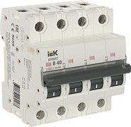 IEK ARMAT Автоматический выключатель M10N 4P B 40А AR-M10N-4-B040