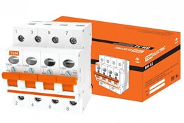 TDM Выключатель нагрузки (мини-рубильник) ВН-32 4P 125A SQ0211-0040