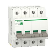 Schneider Electric RESI9 Выключатель нагрузки (мод. рубильник) 40А 4P R9PS440