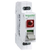 Schneider Electric Acti 9 iSW Выключатель нагрузки с индикатором 1P 20A красный A9S61120
