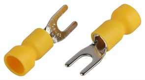 Наконечник вилочный ЭРА NO-225-32 НВИ 6.0-4 с изолированным фланцем (упаковка 10 шт.) Б0063332