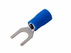 Наконечник вилочный изолированный 5.3мм 1.5-2.5мм² (НВи 2.5-5 / НВи 2-5) синий Rexant 08-0133