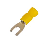 DKC Наконечник вилочный с изолир.фланцем ПВХ, легкий ввод жилы, 2,5-6 кв.мм М8 (д.8,4 мм) (НВИ) 2C18P-EE-PVC