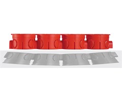 Hegel Коробка монтажная д/сплош стен,внутр разм 64х60 мм, ниша: 68х62 мм, IP 20 (возможность стыковки) КУ1102