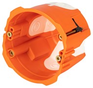 ЭРА Коробка установочная KUU-71-65-unibox универсальная UniBox для твердых и полых стен саморез оранжевая 71х65мм Б0061062