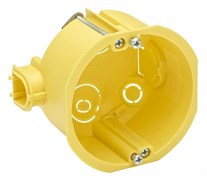Systeme Electric Монтажная Коробка, полые стены, 68 мм, ГЛ. 47 мм, желт. LEX1450414R