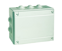 DKC Коробка ответвит. с кабельными вводами 2х40мм + 6х32мм, IP55, 240х190х90мм 54201