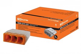 TDM Строительно-монтажная клемма КБМ-2273-233 (2,5мм2) с пастой SQ0517-0112