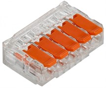 IEK Строительно-монтажная клемма СМК 221-615 (4шт/упак) UKZ40-615-004