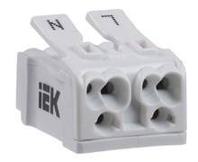 IEK Клемма пружинная соединительная КСП2-L+N UKZ-B06-2P-F0-E0-10