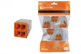 TDM Строительно-монтажная клемма КБМ-2273-244 (2,5мм2) с пастой (5 шт/упак) SQ0517-0125